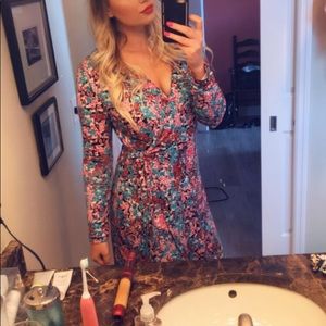 Floral dress / size L / great quality fabric